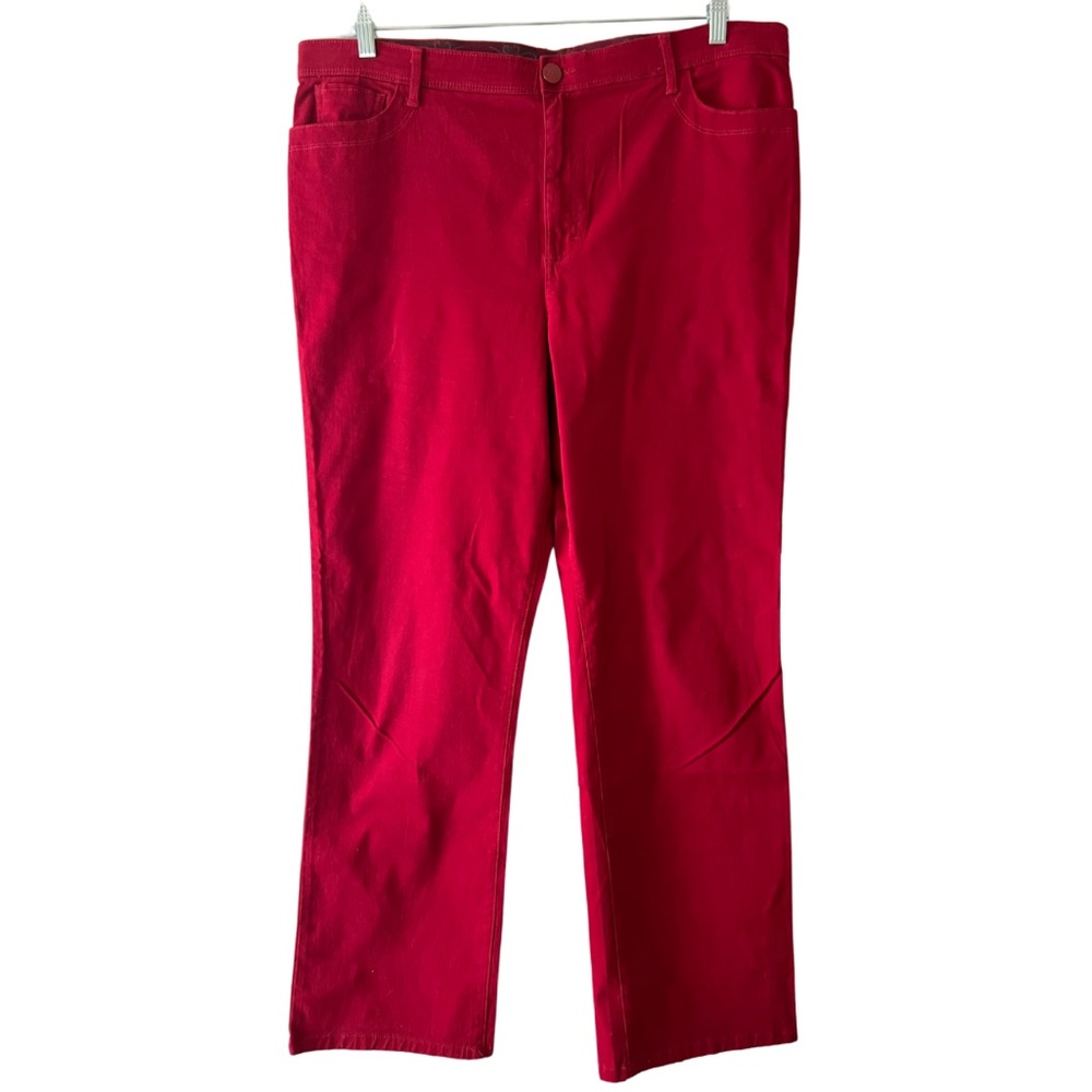 Gloria Vanderbilt Women’s Rich Red Missy Jeans